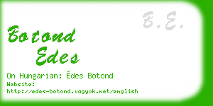 botond edes business card